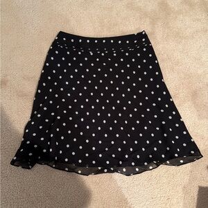 ANN TAYLOR POLKA DOT SKIRT SIZE 12P
